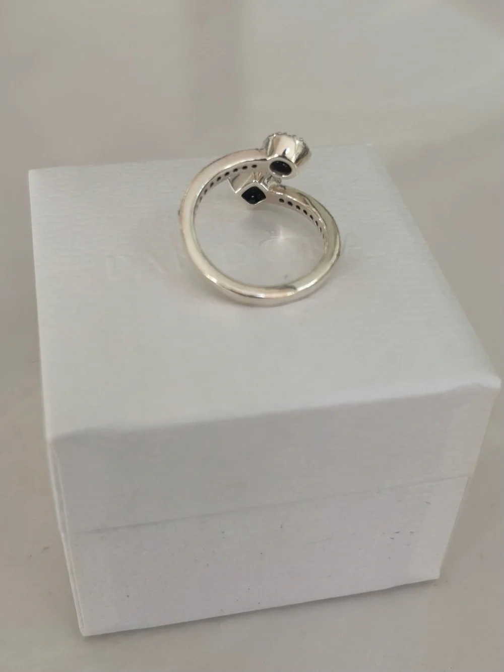 Pandora Abstract Elegance Clear Cubic Zirconia Ring S925 Size 5